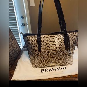 Brahmin Medium Asher Tote on ‘Pearl Dogwood’